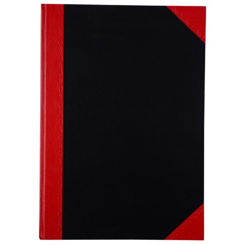 Collins Red  Black Note Books A4 Feint Ruled 100leaf